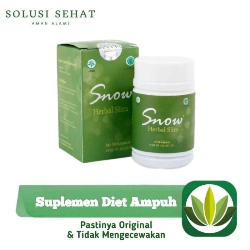 SNOW HERBAL SLIM PENURUN BERAT BADAN PELANGSING BPOM