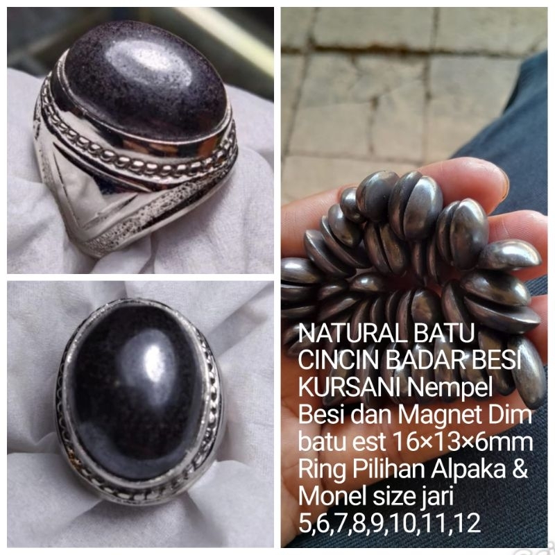 BATU CINCIN BADAR BESI KURSANI NATURAL ALAM