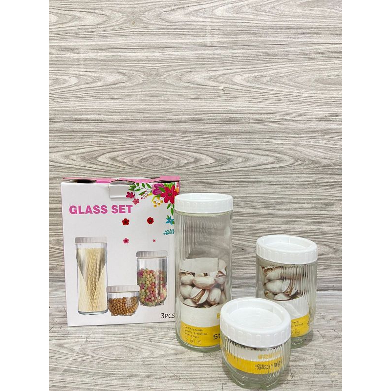 Toples Kaca Glass Set