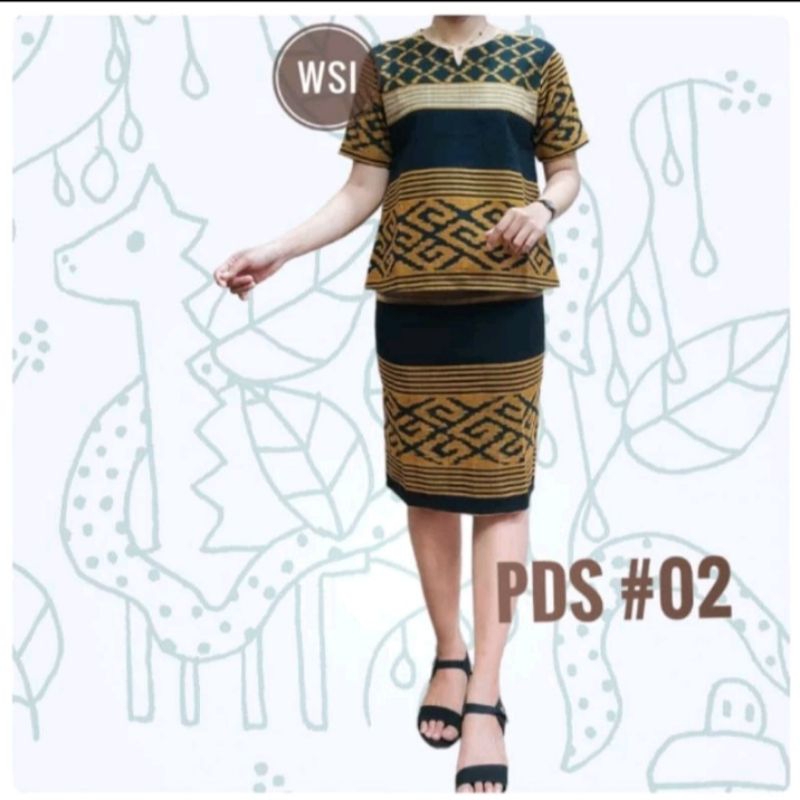 BAJU TENUN WANITA,STELAN WANITA TENUN,BAJU MODREN WANITA