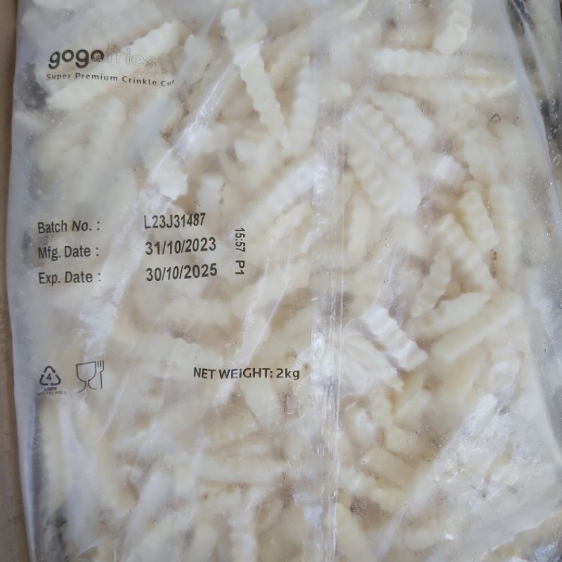 

Kentang Gogo Crinckle 2 kg