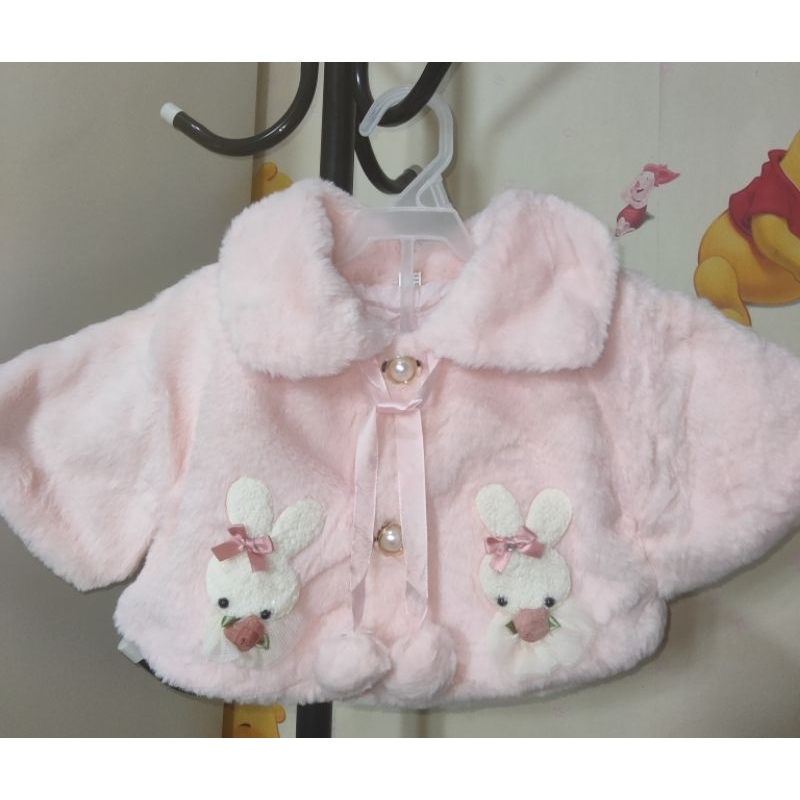 Bolero anak perempuan bahan bulu halus