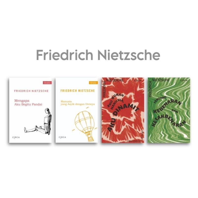 Buku Mengapa Aku Begitu Pandai Manusia yang Asyik dengan Dirinya Aku Bukan Manusia Aku Dinamit Tenta