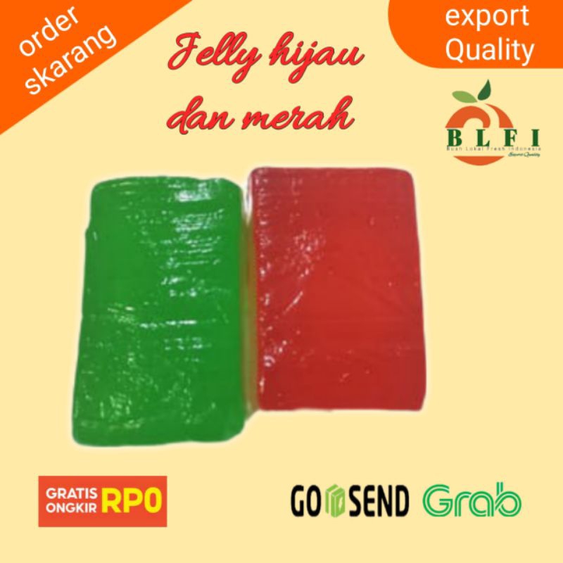 

JELLY HIJAU/JELLY MERAH PER PCS