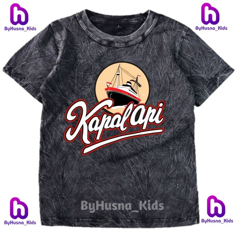 KAPAL API BAJU WASHED ANAK KAOS ANAK KOPI KAPAL API  ATASAN ANAK PAKAIAN ANAK COWOK CEWEK  BALITA BA