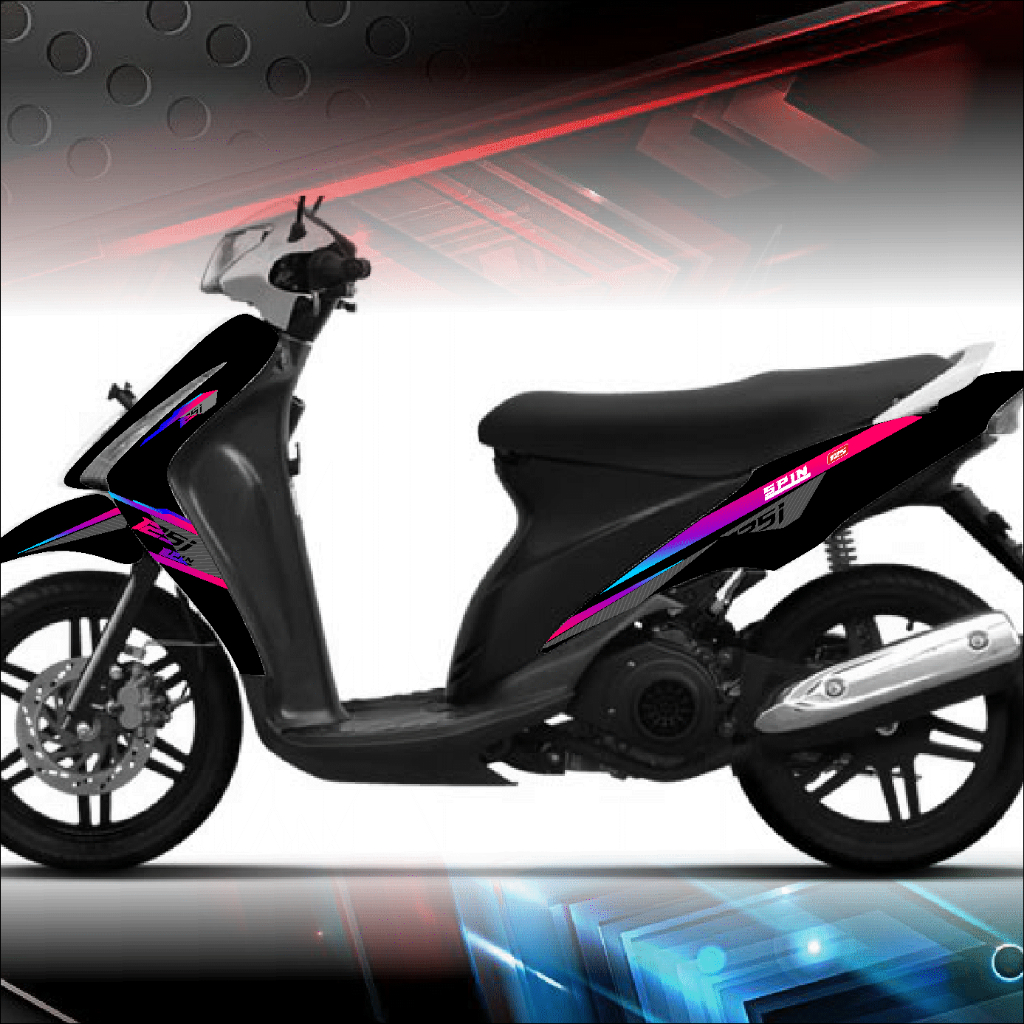 Stiker Striping Transparan suzuki SPIN 125 SR 2010 | List Stiker variasi SPIN 125 SR 2010 | Striping