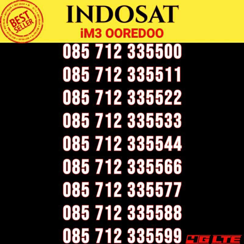 Nomor cantik Indosat - Indosat nomor cantik rapi