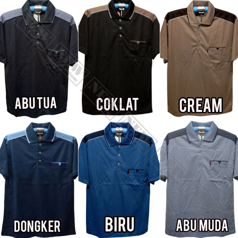 Baru Spesial  KAOS WANGKI KERAH TSHIRT KAOS KERAH PRIA KAOS KERAH ORANG TUA  BAJU BAPAK BAPAK XLXXLX