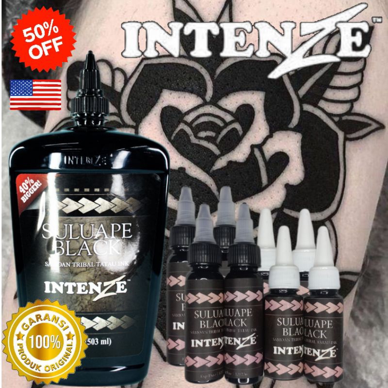 tinta tattoo hitam pekat suluape kusus penikmat hitam pekat SAMOAN TRIBAL TATTU intenze intens tatto