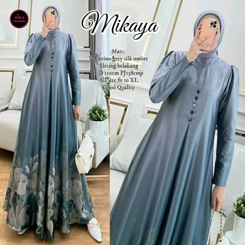 MIKAYA GAMIS MAXY PREMIUM ORI DRESS