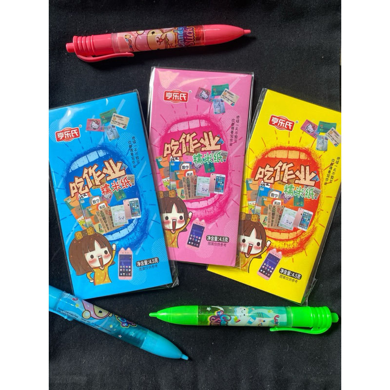 PERMEN KERTAS +BOLPOINT BISA DIMAKAN HALAL ORIGINAL BERPOM AMAN DIKONSUMSI