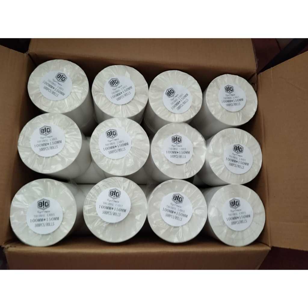 

Kertas Sticker Thermal Label Barcode 500 pcs 100x150 / 10x15 cm Stiker