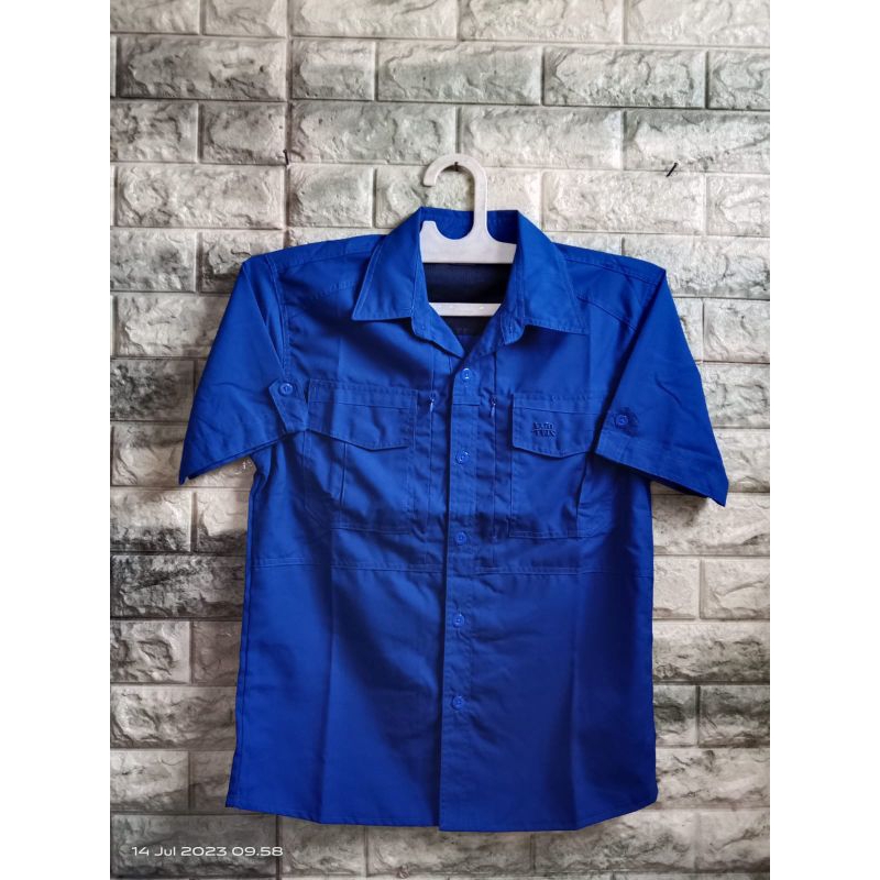kemeja lengan pendek TAD / kemeja ajudan/kemeja bahan adem