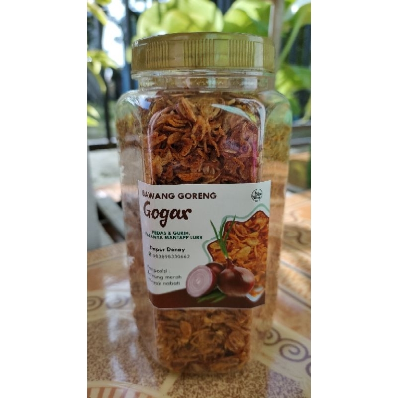 

BAWANG GORENG SIAP SAJI RASA PEDAS DAN GURIH RENYAH DAN TAHAN LAMA 100% BAWANG GORENG