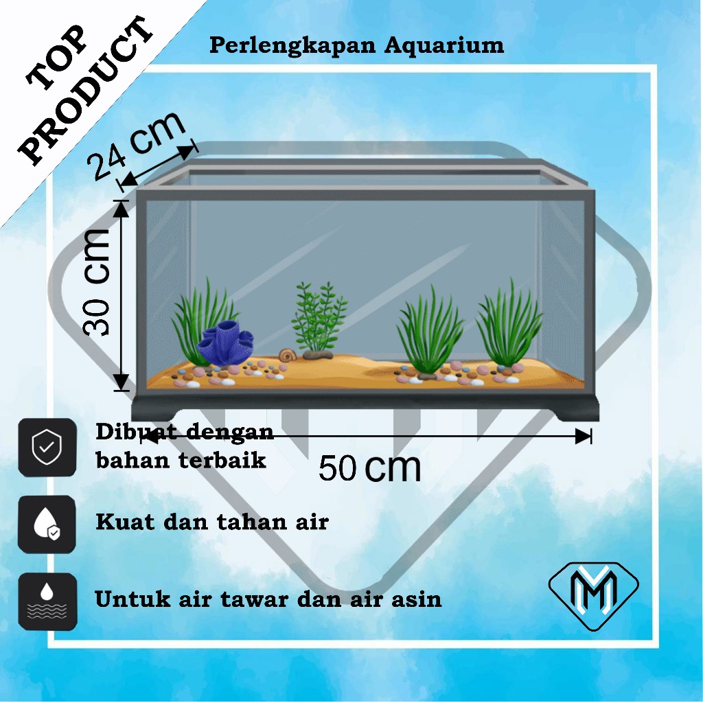 aquarium full set panjang 60 cm,aquarium full set  panjang 60 cm
