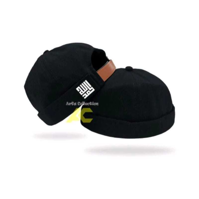 TOPI PECI MIKI HAT CUSTOM UAS PRIA DEWASA HIJRAH PREMIUM ORIGINAL LOGO ALLAHUAKBAR