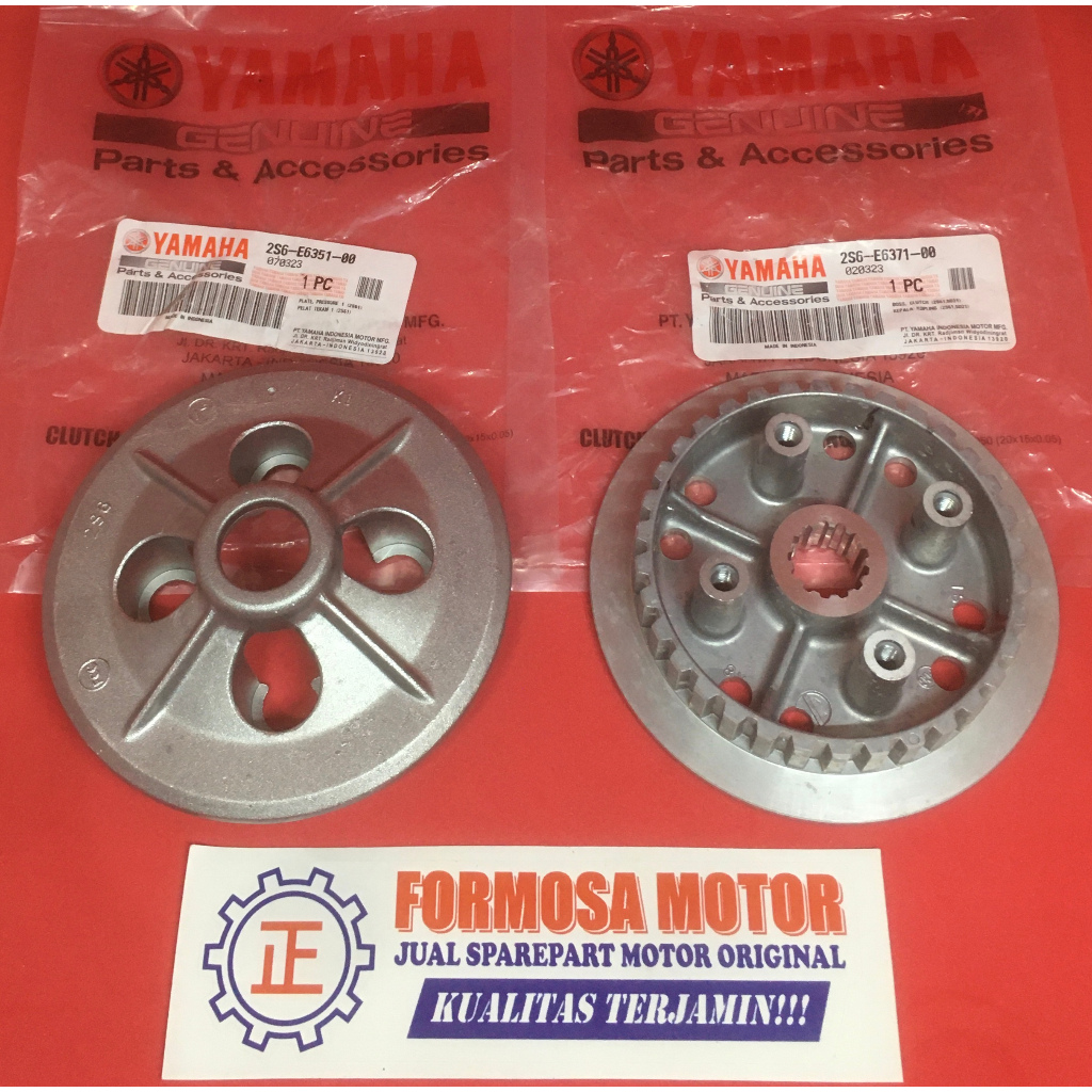 KAKI 4 + LAWAN RUMAH KOPLING JUPITER MX OLD KOPLING 2007 YAMAHA ORIGINAL(harga sepasang)