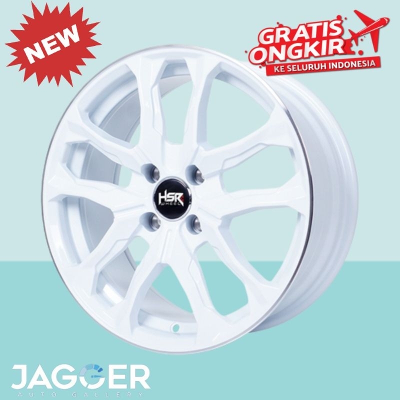 Velg mobil hsr wheel tipe terbaru hsr wangon ring 16x7 pcd 4x100