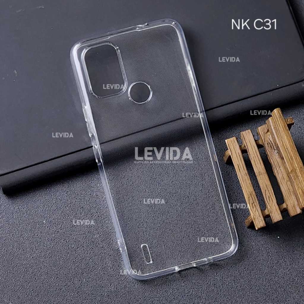 Nokia C31 Nokia C21 Plus Softcase Clear 2.0mm Case Bening Nokia C31 Nokia C21 Plus