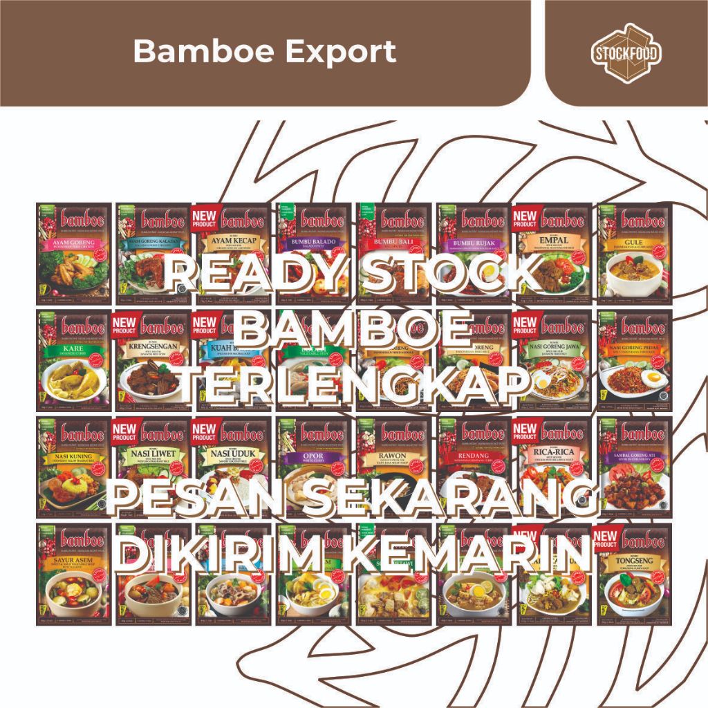 

BAMBOE Bumbu Masak Instan Bumbu Bamboe Instan Bumbu Instan Bumbu Dapur