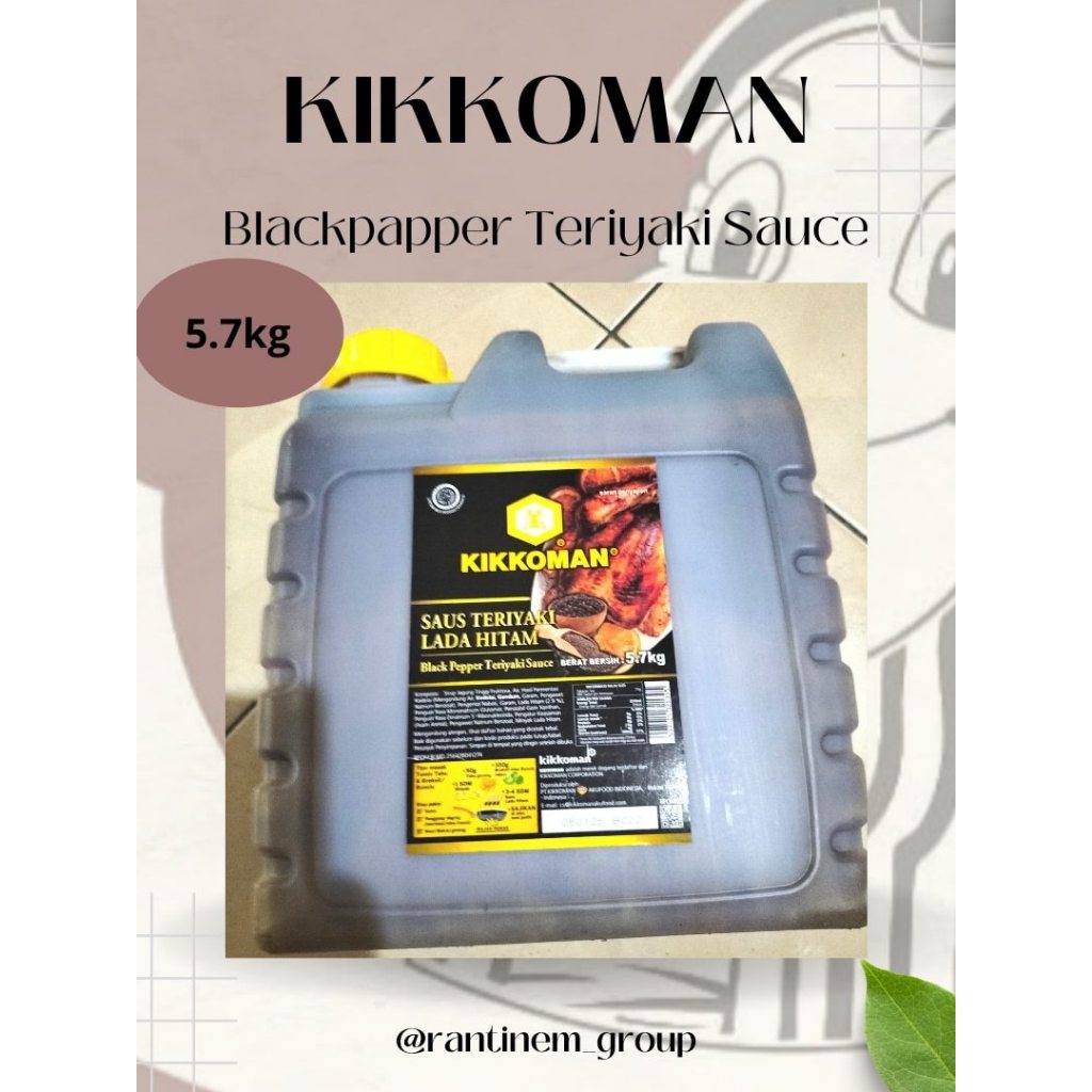 

KIKKOMAN SAUCE 5.7KG