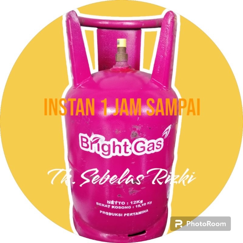 Tabung Gas Brightgas 12 kg + isi Murah Original Bandung
