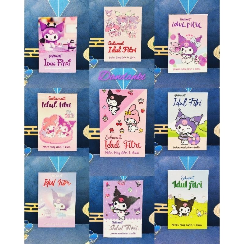 

Angpau amplop ramadhan lebaran idul Fitri kuromi Sanrio isi 50-KR 8