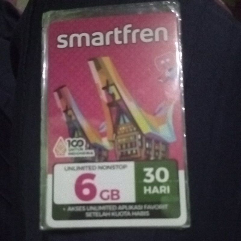 Voucher Smartfren 6 GB NONSTOP 30 HARI