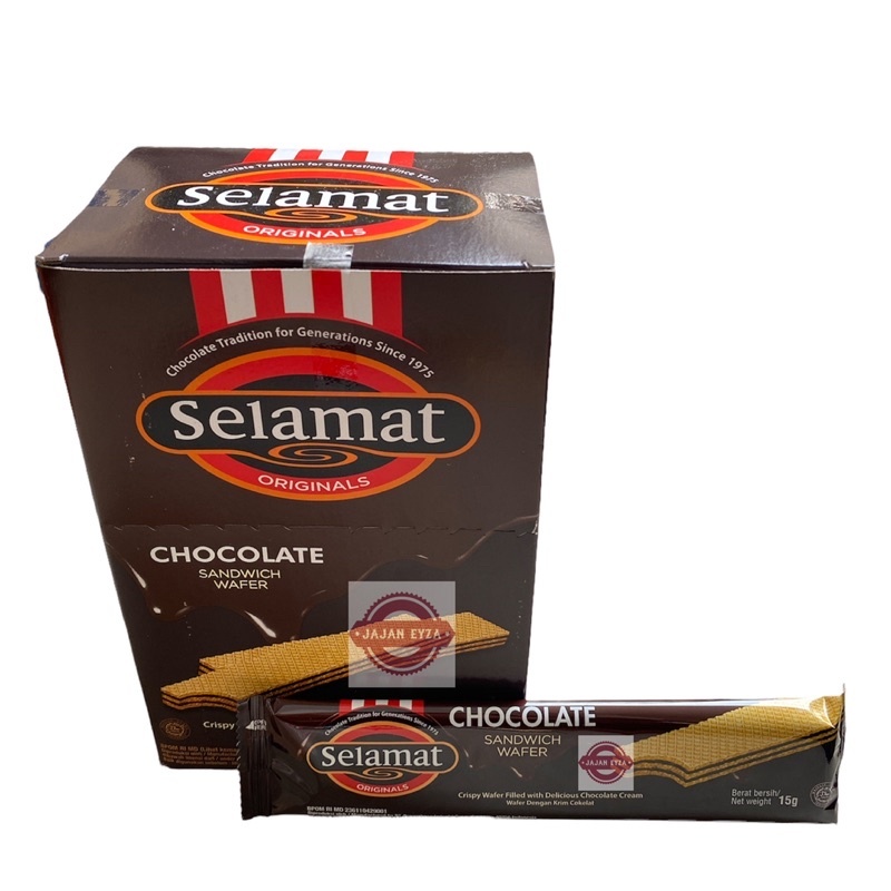 

SELAMAT WAFER CHOCOLATE / WAFER SELAMAT ORIGINAL / CRISPY WAFER DELICIOUS CHOCOLATE