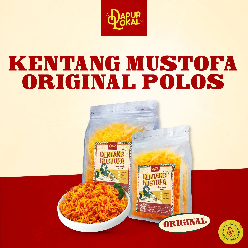 

Kentang Mustofa Polos Original / Kentang Kering Polos Ori