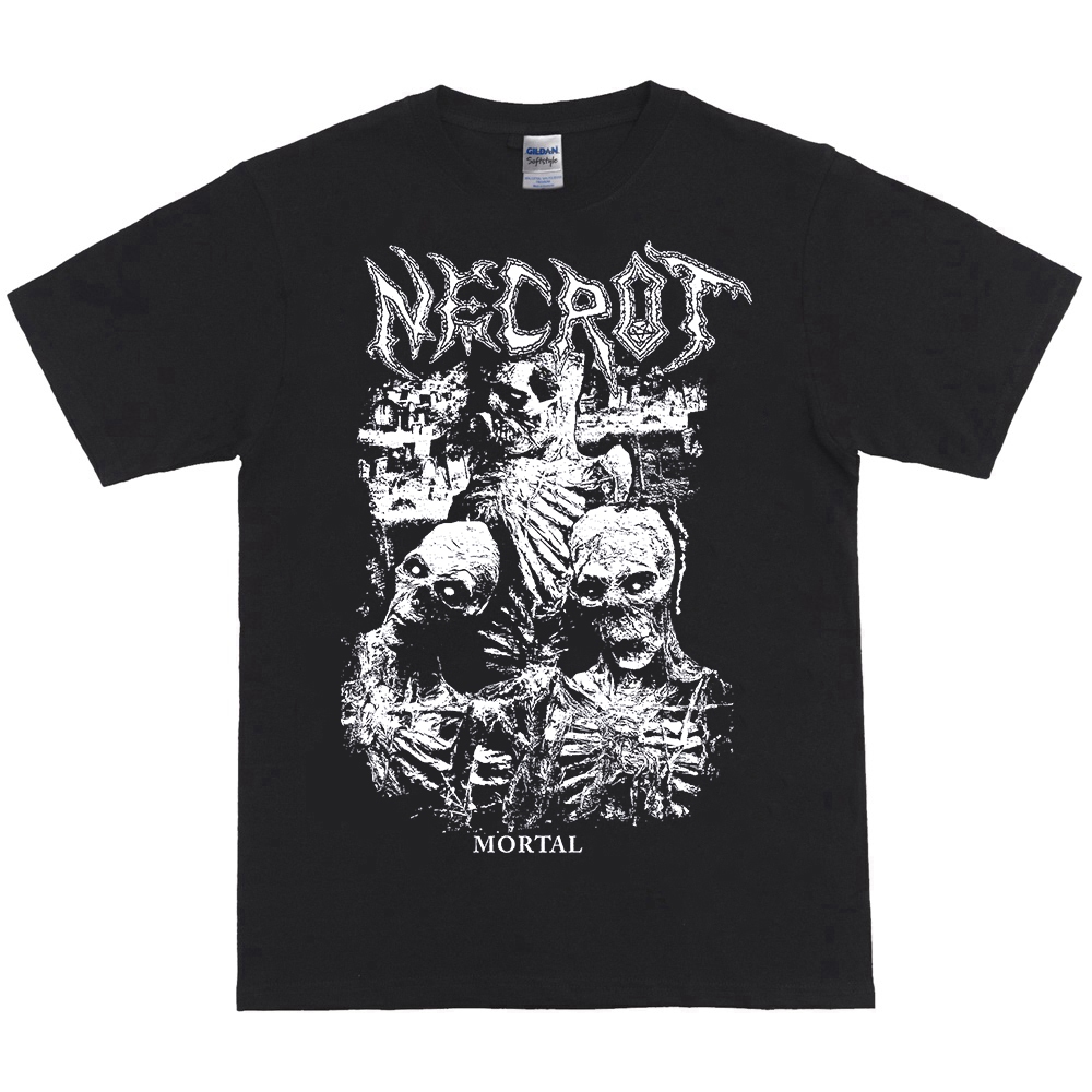 Kaos Tshirt Band NECROT "mortal" Merchandise