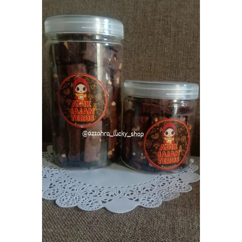 

Brownies Kering Kemasan Toples 1000ml