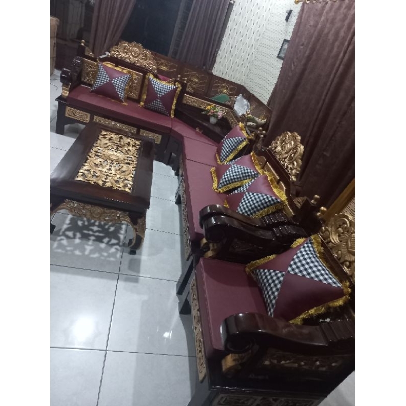 SET KURSI TAMU JATI JEPARA