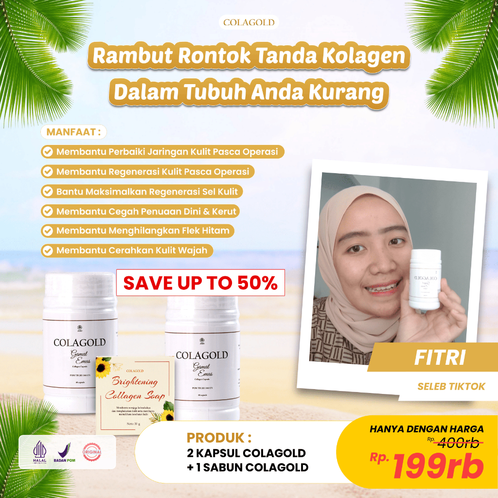 Paket Colagold Lengkap Colagold Colagen Ori Colagold Collagen Colagold Colagen Gamat Emas Original C