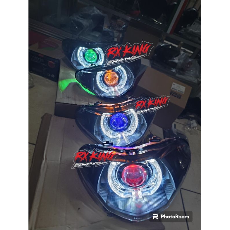 lampu biled mio smile mio new biled cr7 4.inc set reflektor
