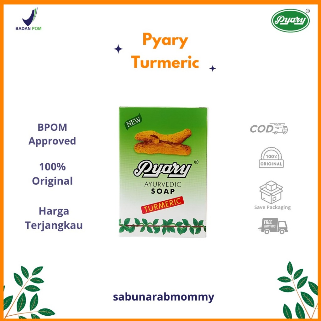PROMO Sabun Arab Pyary Turmeric Original 100% Murah Medan