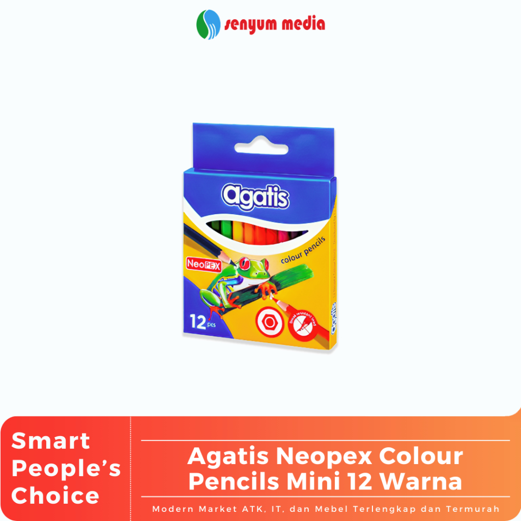 

Agatis Neopex Colour Pencils Mini 12 Warna (1 Pcs) (S:SET)