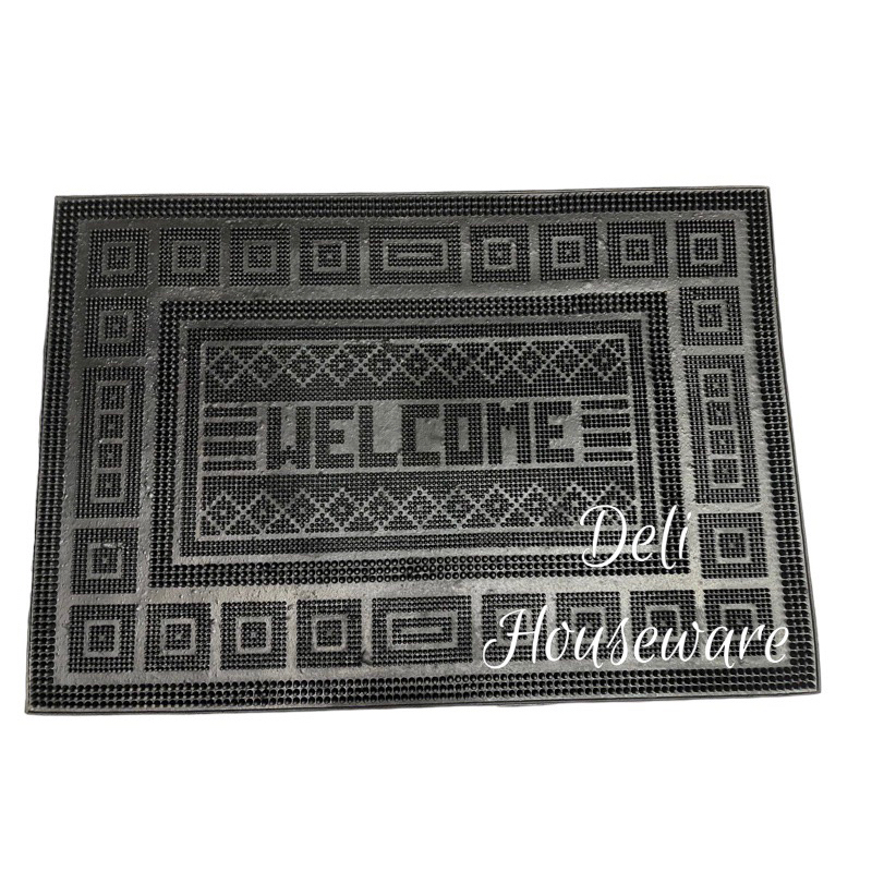 Keset Kaki Toilet Kamar Mandi Anti SLip/ Keset Karet Duri Hitam Anti Licin