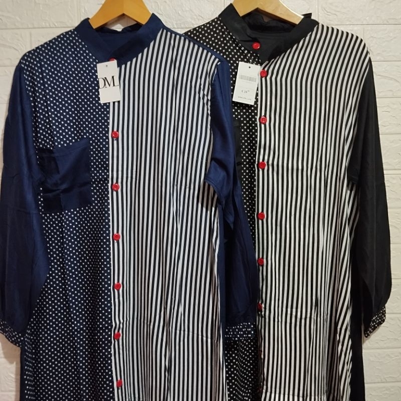 GAMIS RAYON TWILL SALUR POLKADOT PREMIUM BY DML