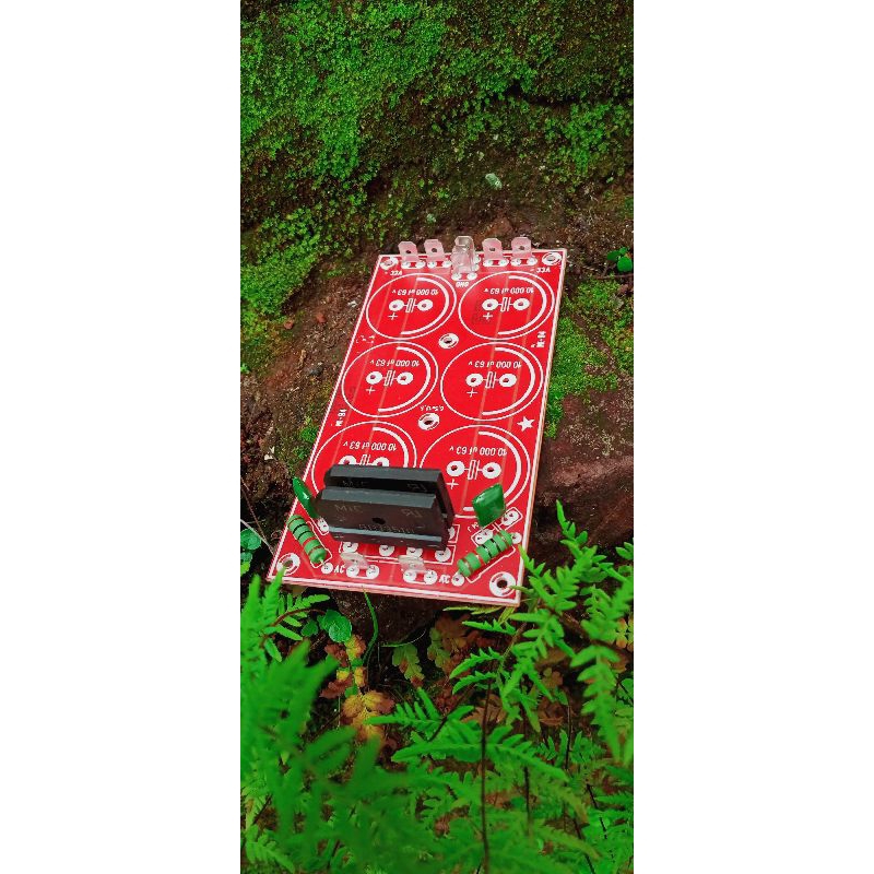 Pcb psu 6 elco+komponen