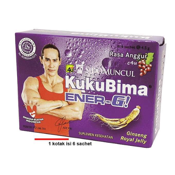 

Kuku Bima Anggur isi 6 Sachet. 1 Pak (10 Kotak)