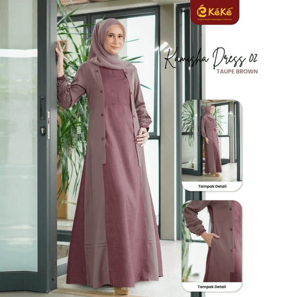Kamisha Dress 02 Gamis Dewasa Promo By Keke