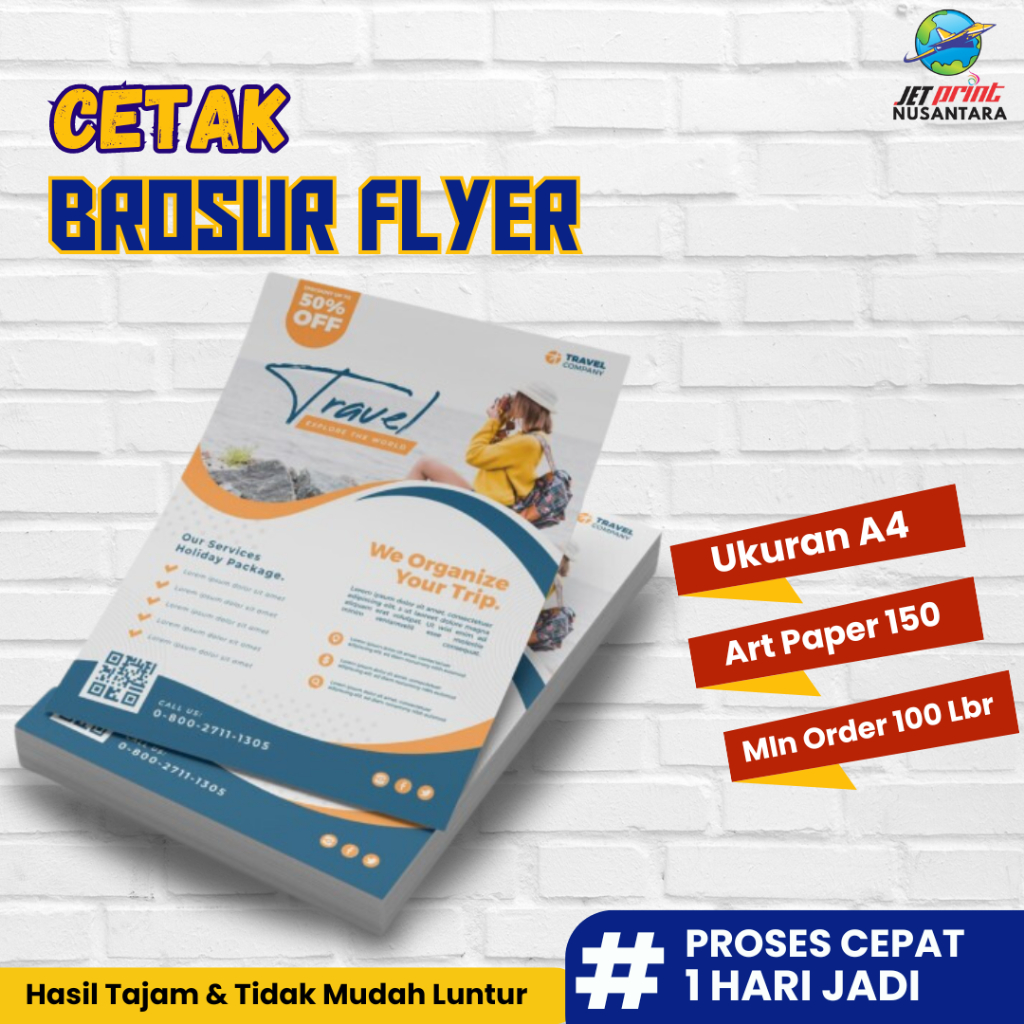 

Print | Cetak Brosur A4 MURAH 1 Sisi / 2 Sisi
