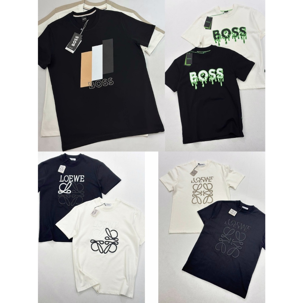 Kaos Premium, Kaos Unisex, Atasan Kaos, Kaus Print DTF, Kaus BOSS, Kaus Loewe, Kaus Harian