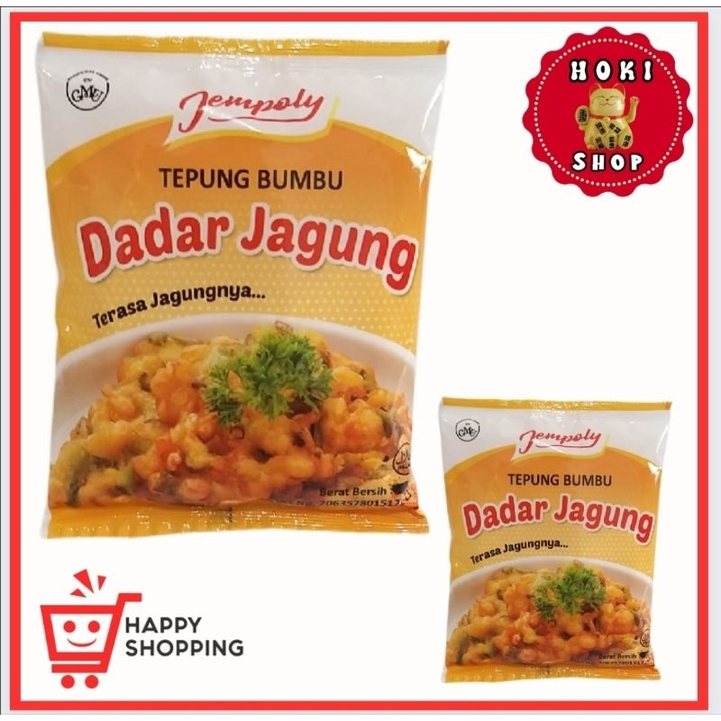 

Jempoly Tepung Dadar Jagung 100gr / Tepung Bumbu Instan Dadar Jagung
