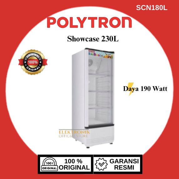 POLYTRON Showcase Fastcool SCN 180L 230L/SCN-180L/SCN 180L/POLYTRON SHOWCASE FASTCOOL/SHOWCASE POLYTRON MURAH/SHOWCASE LOW WATT/POLYTRON SHOWCASE MURAH LOW WATT ORIGINAL BERGARANSI