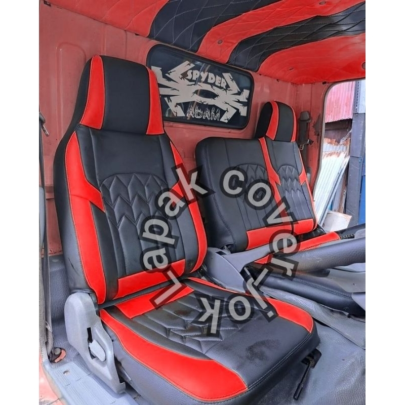 sarung jok mobil mitsubishi truk canter / bungkus jok mobil truk canter / cover jok mobil canter / s