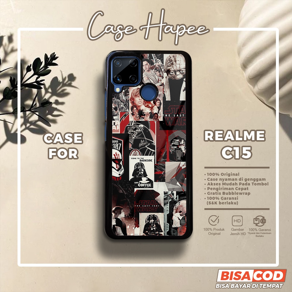 Case Realme C15 Casing Realme C15 [STWR] Casehapee Case Glossy Case Aesthetic Custom Case Premium So