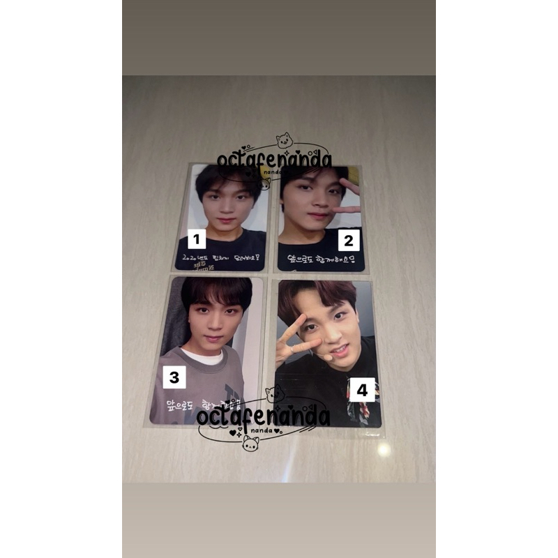 photocard pc haechan nct dream 127 WFM winter fanmeeting paper toy