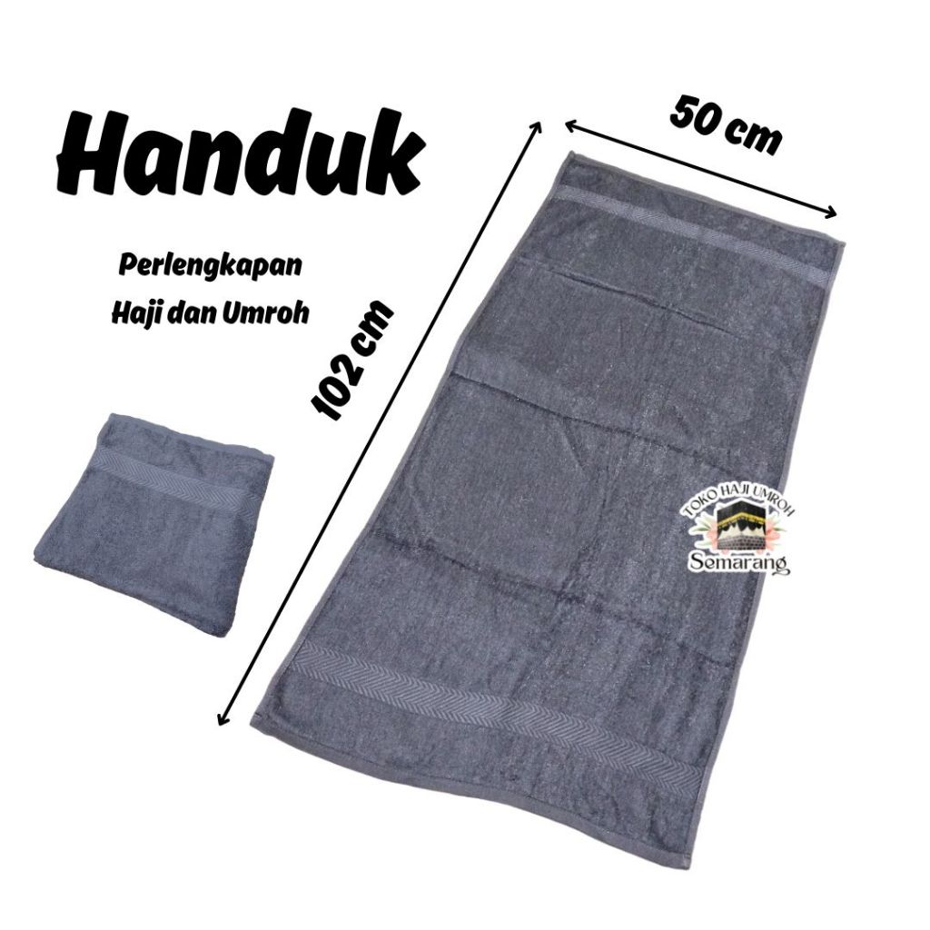 Handuk Umroh Handuk Haji Ukuran Sedang Handuk Mandi Sapu Tangan Umroh Sapuh Tangan Haji Handuk Polos